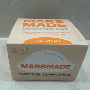 Mars made castor oil shampoo bar 🆕